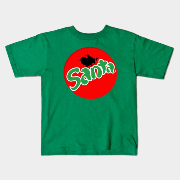 Santa Kids T-Shirt by Illustratorator